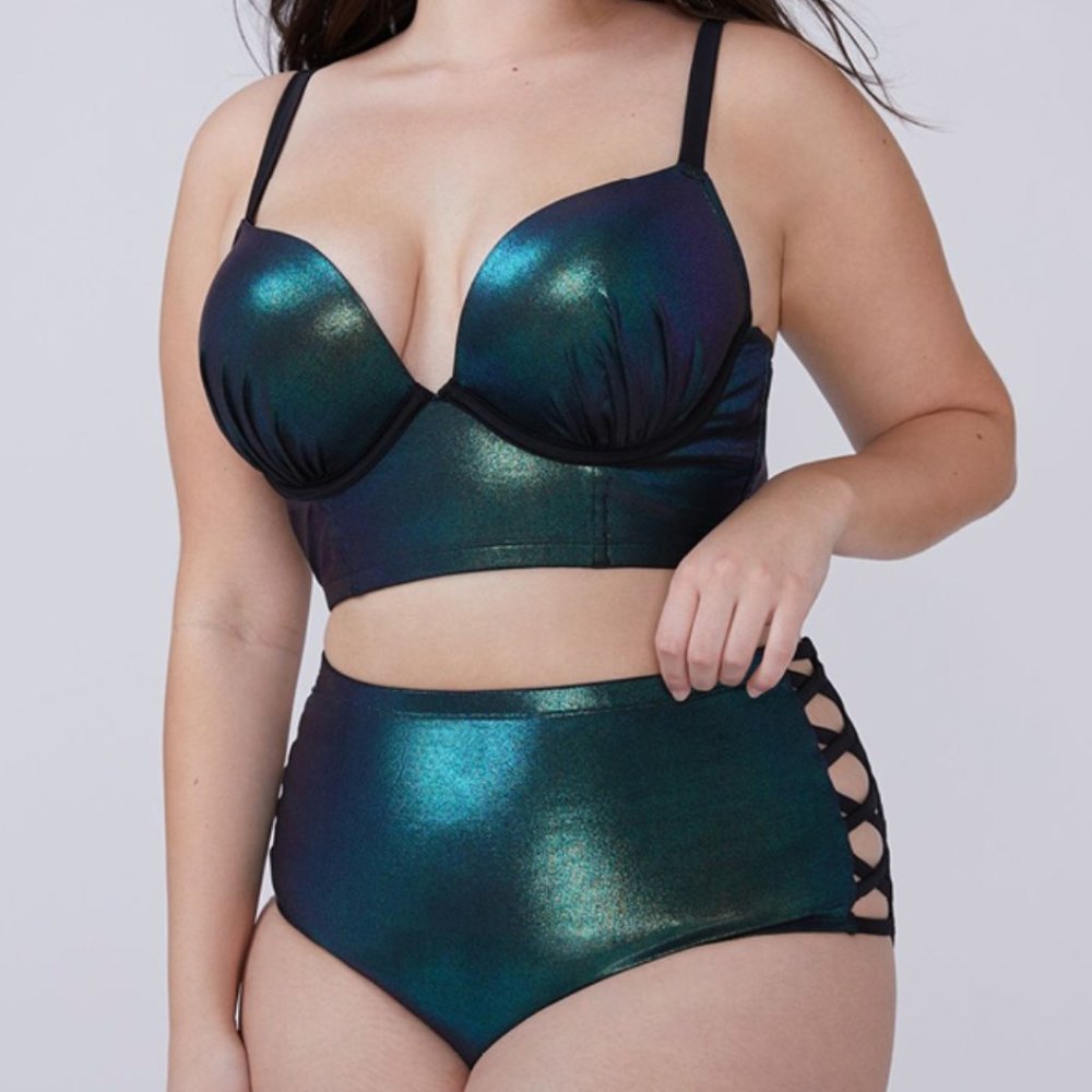 Lane Bryant/Cacique Bikini (Top & Bottom) PLUS